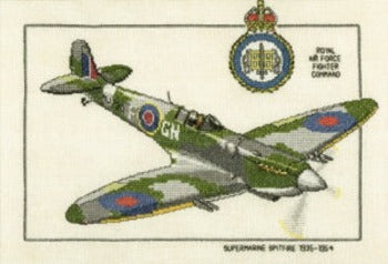 Supermarine Spitfire Cross Stitch Kit