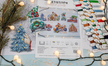 Load image into Gallery viewer, Christmas Ornaments Cross Stitch Kit
