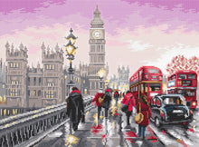 Load image into Gallery viewer, Westminster Bridge Cross Stitch Kit