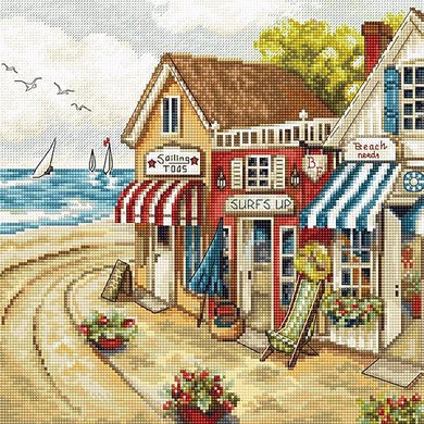 Shops by the Sea Cross Stitch Kit