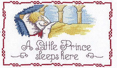 Little Prince Sleeps Here Cross Stitch Kit