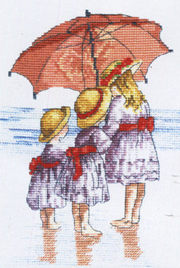 Three Girls Cross Stitch Kit