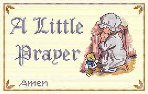 Little Prayer Cross Stitch Kit