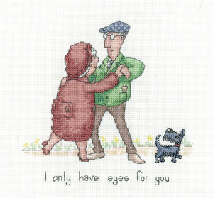 I Only Have Eyes For You Cross Stitch Kit