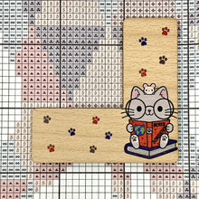 Load image into Gallery viewer, Nerdy Cat Pattern Marker Window