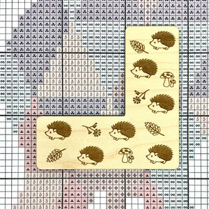 Hedgehog Pattern Marker Window
