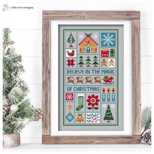 Load image into Gallery viewer, Christmas Magic Cross Stitch Kit
