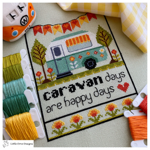Caravan Days Cross Stitch Kit