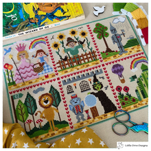 Load image into Gallery viewer, Follow The Yellow Brick Road Cross Stitch Kit