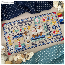Load image into Gallery viewer, Life on the Ocean Wave Cross Stitch Kit