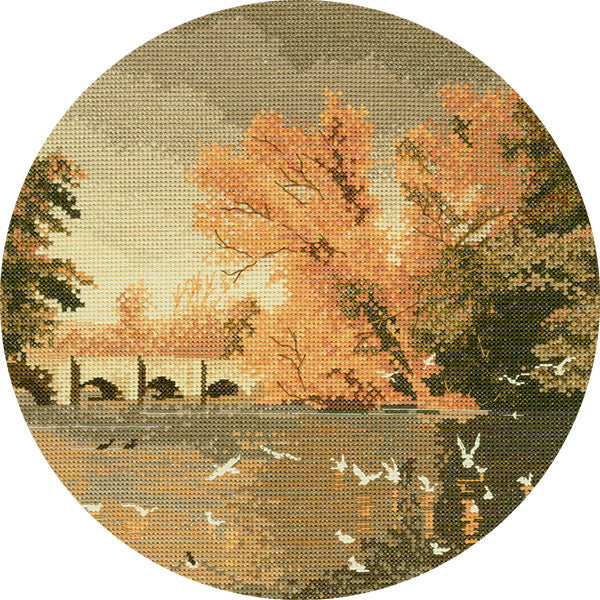Autumn Reflections - Circles Cross Stitch Kit