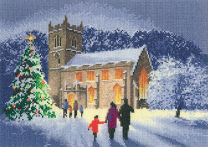 Christmas Church Cross Stitch Kit