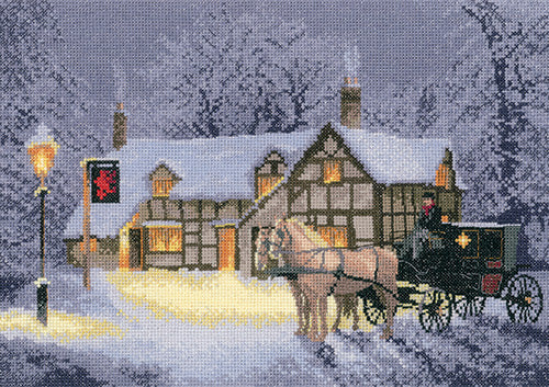 Christmas Inn Cross Stitch Kit