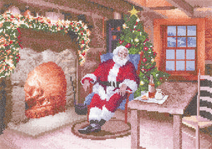 Santa's Job Done Cross Stitch Kit