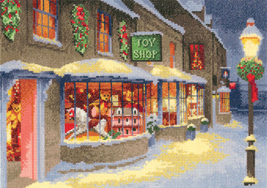 Christmas Toy Shop Cross Stitch Kit