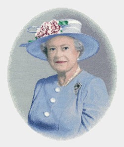 Queen Elizabeth II Cross Stitch Kit