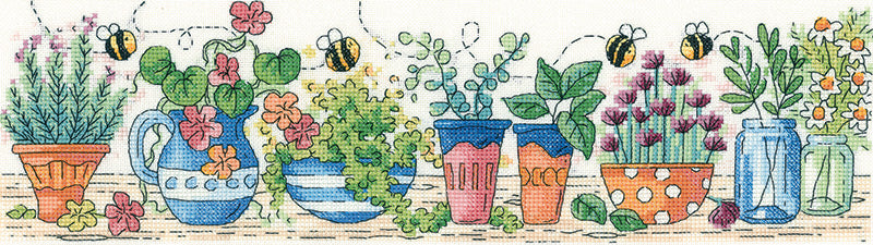 Herb Garden Cross Stitch Kit