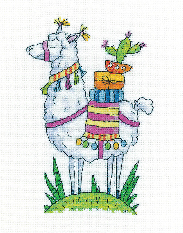 Llama Cross Stitch Kit