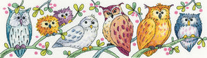 Owls on Parade Cross Stitch Kit