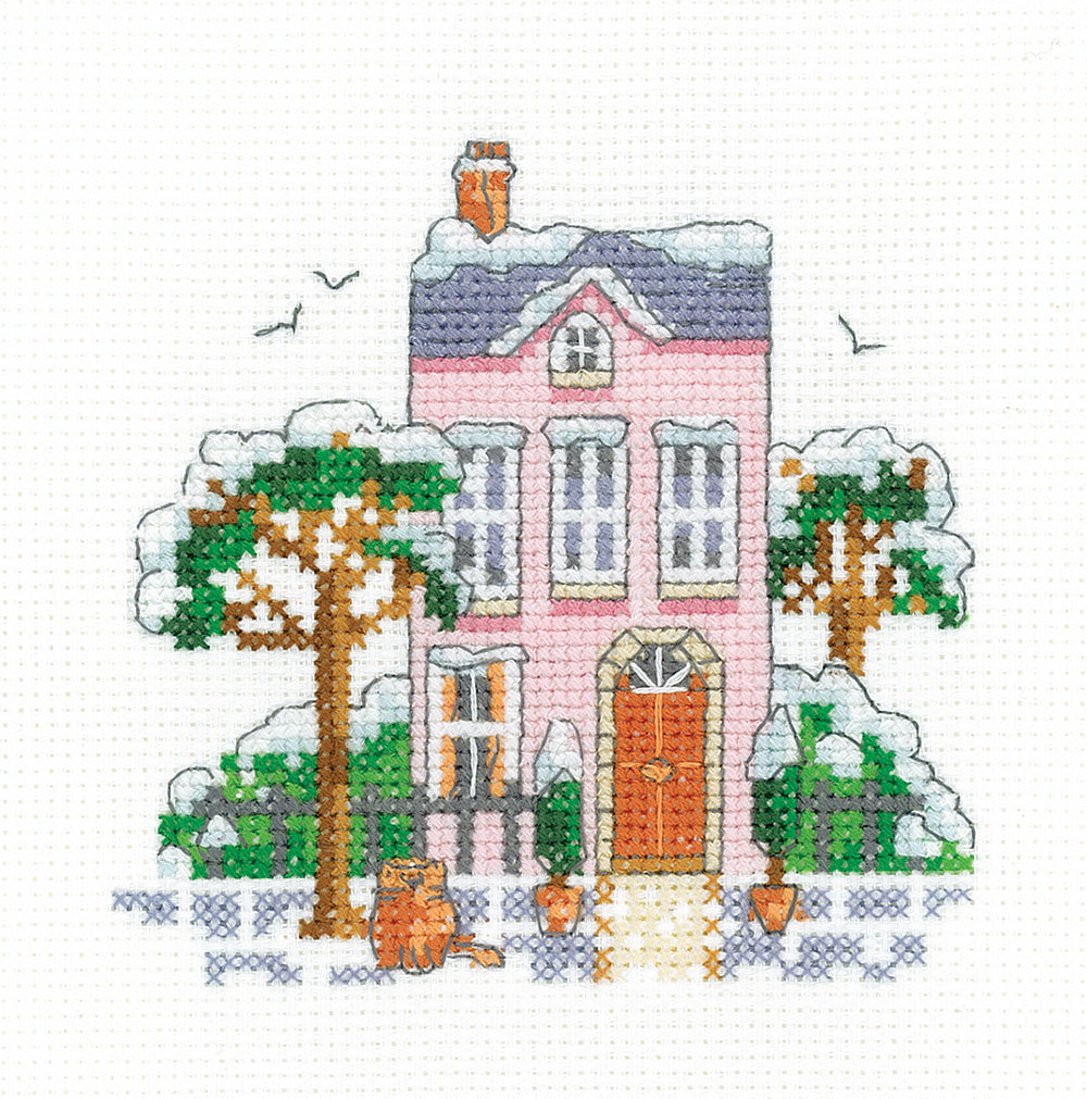 Winter Townhouse Stitch Kit