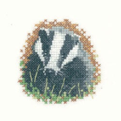 Badger - Little Friends Cross Stitch Kit