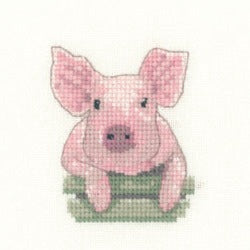 Pig - Little Friends Cross Stitch Kit
