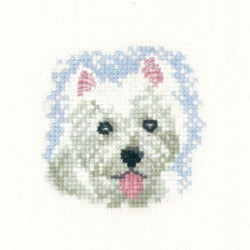 Westie Puppy - Little Friends Cross Stitch Kit