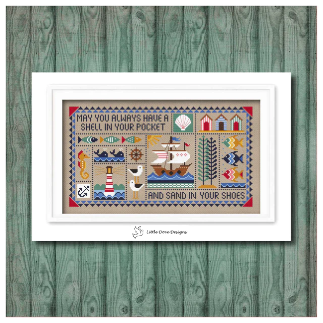 Life on the Ocean Wave Cross Stitch Kit