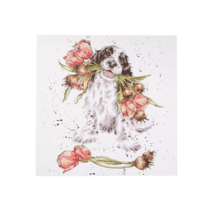 Blooming With Love (Spaniel, Dog) Paint by Numbers
