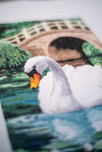 Load image into Gallery viewer, Swan Cross Stitch Kit