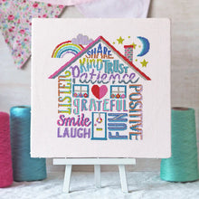 Load image into Gallery viewer, Positivity Rules Cross Stitch Kit