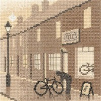 Bike Shop - Silhouette Cross Stitch Kit