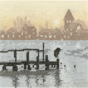 Heron Lake - Silhouette Cross Stitch Kit