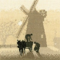 Windmill - Silhouette Cross Stitch Kit
