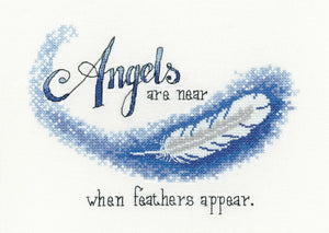 Angels are Near Cross Stitch Kit
