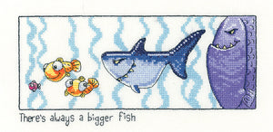 Always Bigger Fish Cross Stitch Kit