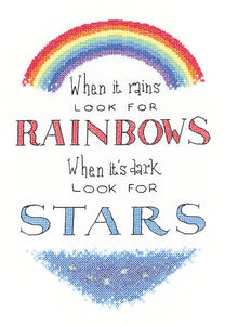 Look For Rainbows Cross Stitch Kit