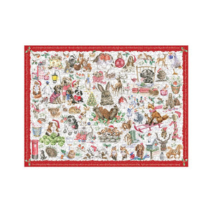 Country Set Christmas Jigsaw Puzzle