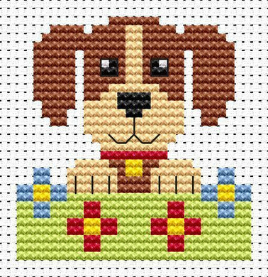 Dog Sew Simple Cross Stitch Kit