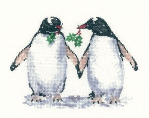 Christmas Penguins Cross Stitch Kit