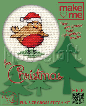 Robin Make Me Christmas Cross Stitch Kit
