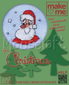 Santa Make Me Christmas Cross Stitch Kit