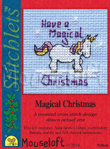 Magical Christmas Stitchlets Christmas Card Cross Stitch Kit