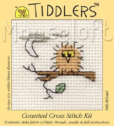 Owl Tiddlers Cross Stitch Kit