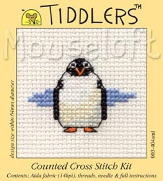 Penguin Tiddlers Cross Stitch Kit
