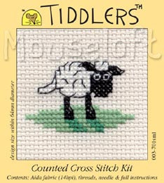 Sheep Tiddlers Cross Stitch Kit