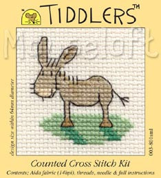 Donkey Tiddlers Cross Stitch Kit