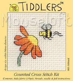 Visiting Bee Tiddlers Cross Stitch Kit