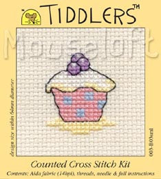 Cupcake Tiddlers Cross Stitch Kit