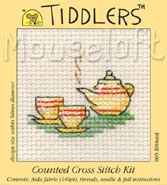 Tea for Two Tiddlers Cross Stitch Kit